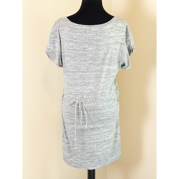 Maeve Anthropologie Gray Wrap T-shirt Dress M - Picture 5 of 7